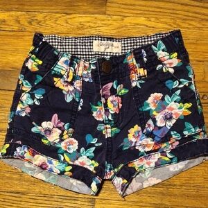 OshKosh B'gosh Dark Blue Floral Shorts